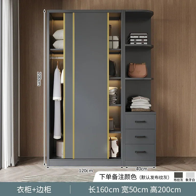 Clothes Girls Wardrob Storage Gold Black Cube Display Wardrobe European Multifunction Vitrinas Cristal Expositoras on sale