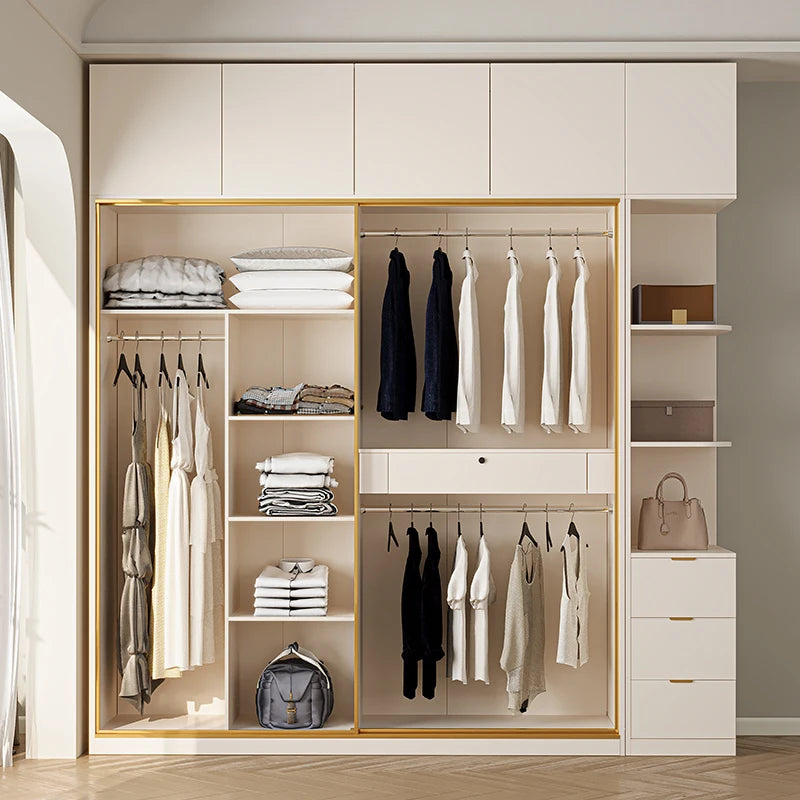 Drawer Organizer Wardrobe Doors Minimalist Open Closets Room Wardrobes Shelves Shelf Bedroom Armario De Ropa Furniture Home