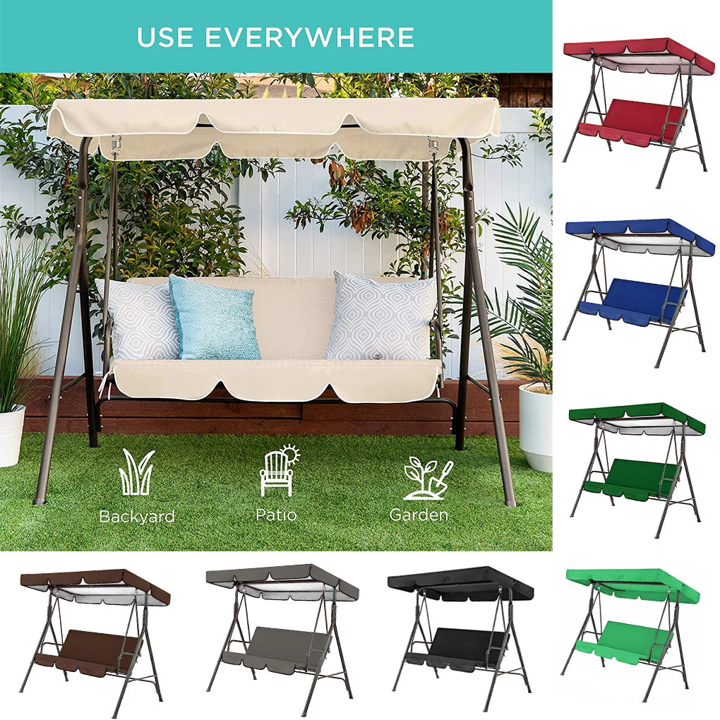 Outdoor Swing Chair Canopy Sunshade Swing Top Cover Garden Patio Furniture Dust Cover Courtyard Waterproof And Dustproof Cover