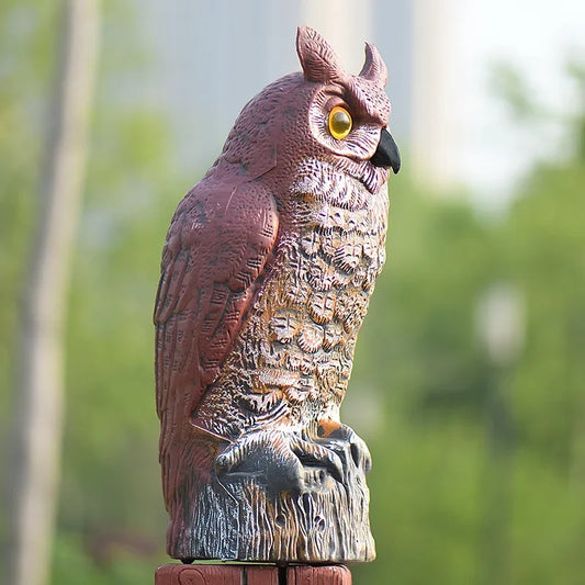 Realistic Owl Figurines Garden Decor Lovely Beautifully Detailed Fake Bird For Indoor/Outdoor Lawn Yard Porch Desktop Ornaments