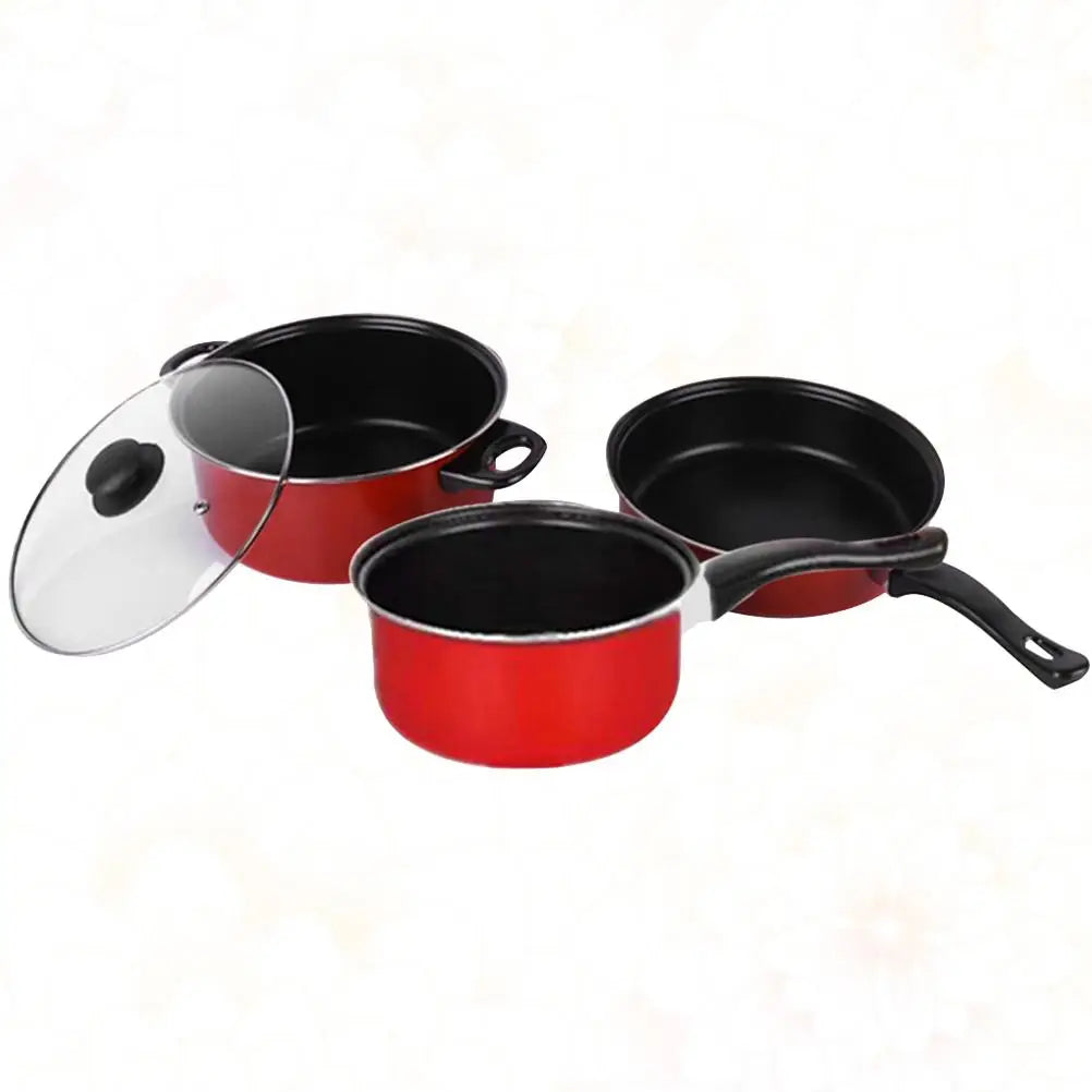 3 Pcs Frying Pan Soup Pot Milk Pan Set Practical Simple Design Nonstick Roasting Kitchen Utensil Cooking Tool
Kochtöpfe,Topf Set, Küche