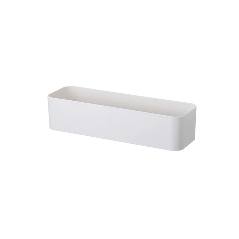 Wall Mounted Organizer Makeup Table Storage Box Shelf Adhesive Hanger kitchen Bathroom Storage Rack Drawer Organizer Container
