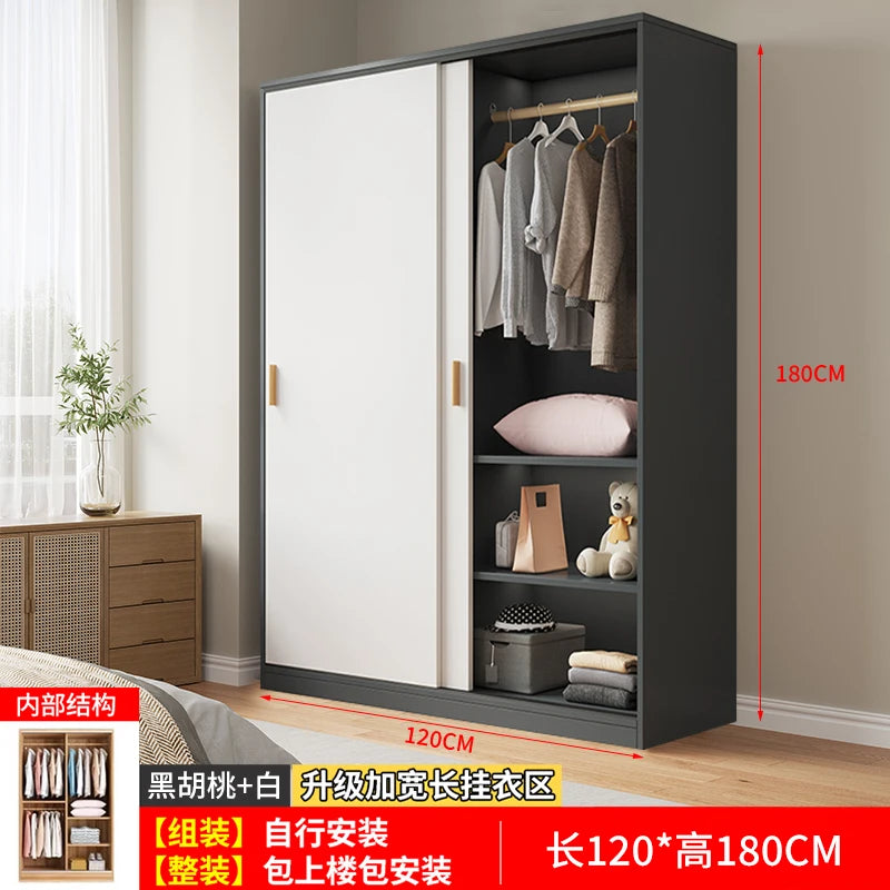 Drawers Shelves Closet Storage Organizer Bedroom Partitions Wardrobe Wooden Display Fabric Modern Guarda Roupa Home Furniture