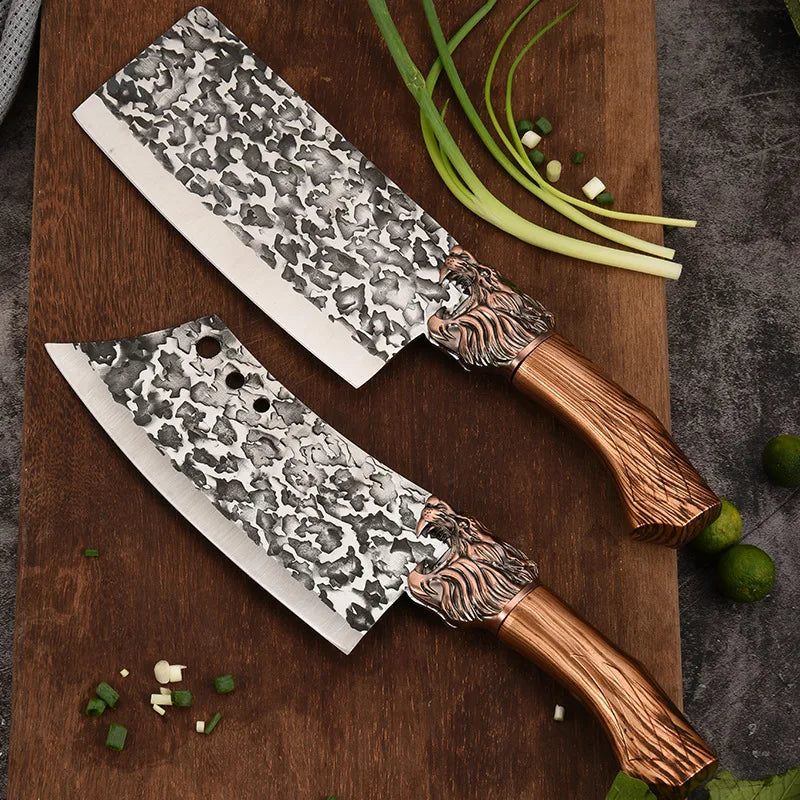6" Butcher Knife Stainless Steel Boning Knife Handmade Forging Chef Knives meat cleaver knife 3cr13mov kitchen knives set