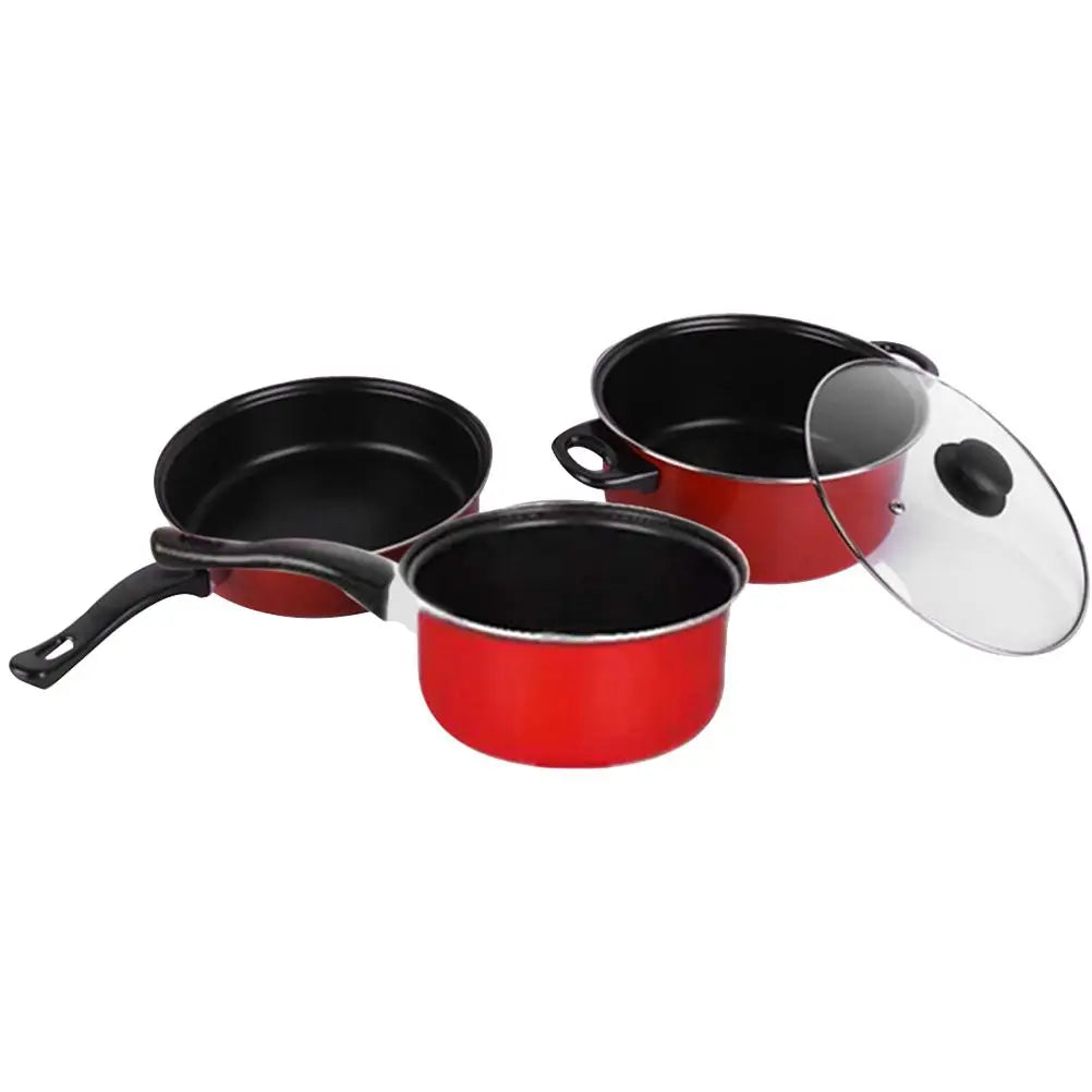 3 Pcs Frying Pan Soup Pot Milk Pan Set Practical Simple Design Nonstick Roasting Kitchen Utensil Cooking Tool
Kochtöpfe,Topf Set, Küche