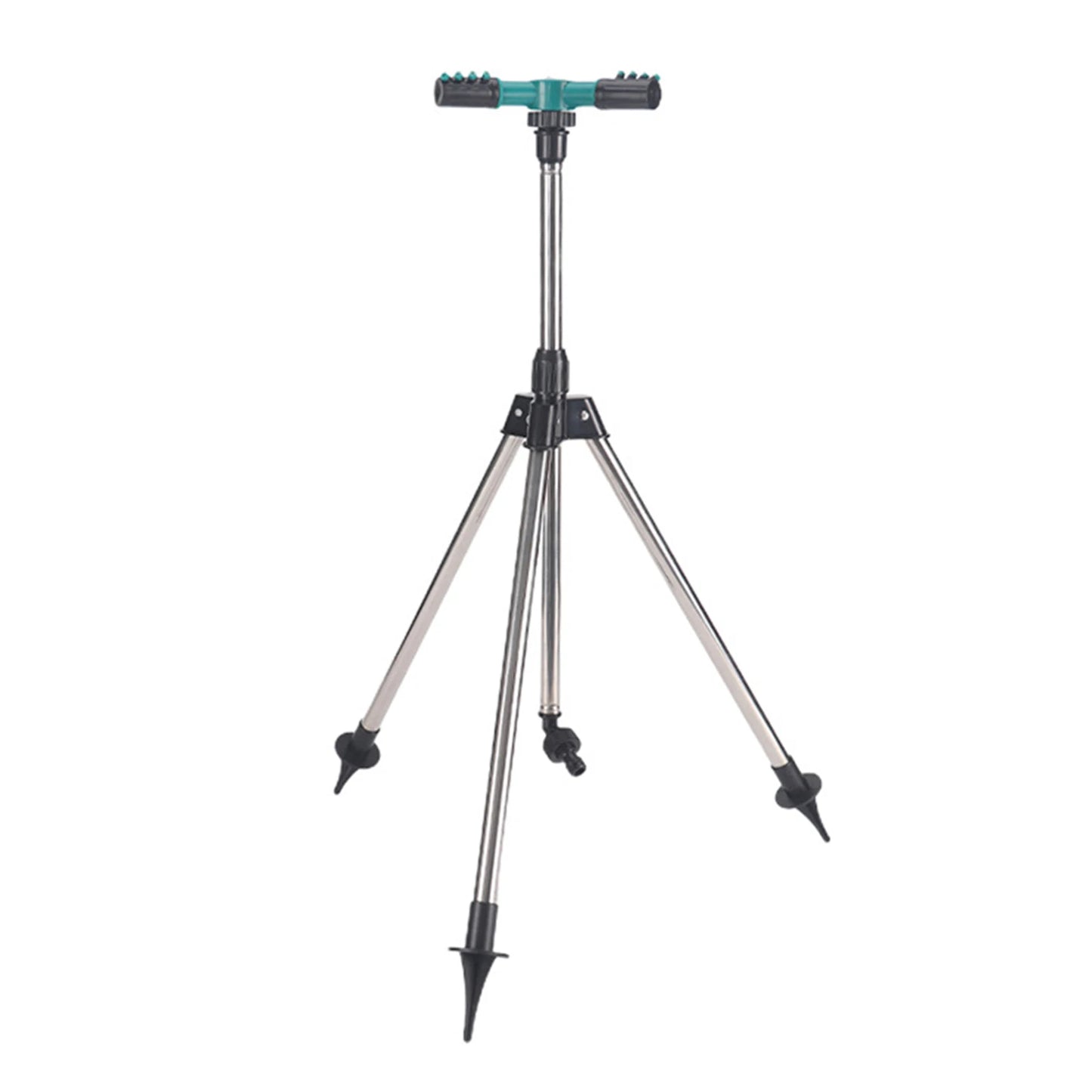 Lawn Tripod Sprinkler Telescopic Tripod Auto Rotating Sprinkler For Efficient Lawn Garden Watering
