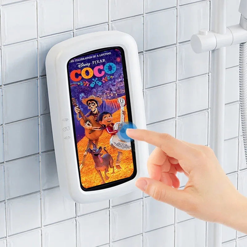 Bathroom Phone Stand Waterproof and Anti-fog Mobile Phone Wall Hanging Can Be Rotated Storage Stand