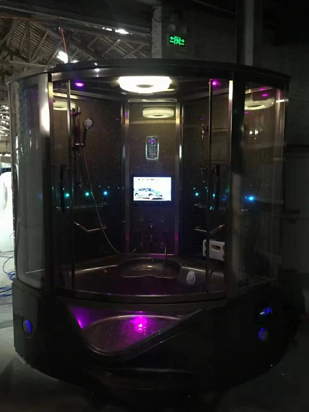 1500X1500X2150mm Double Person Bathroom Steam Shower Enclosure Computer Control Wet Sauna Cabin Room 7028GA