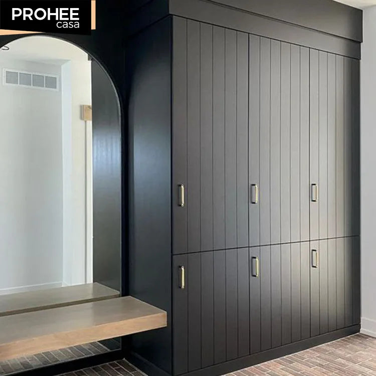 Simple design Living room furniture Household wooden entrance Shoe cabinet with seat