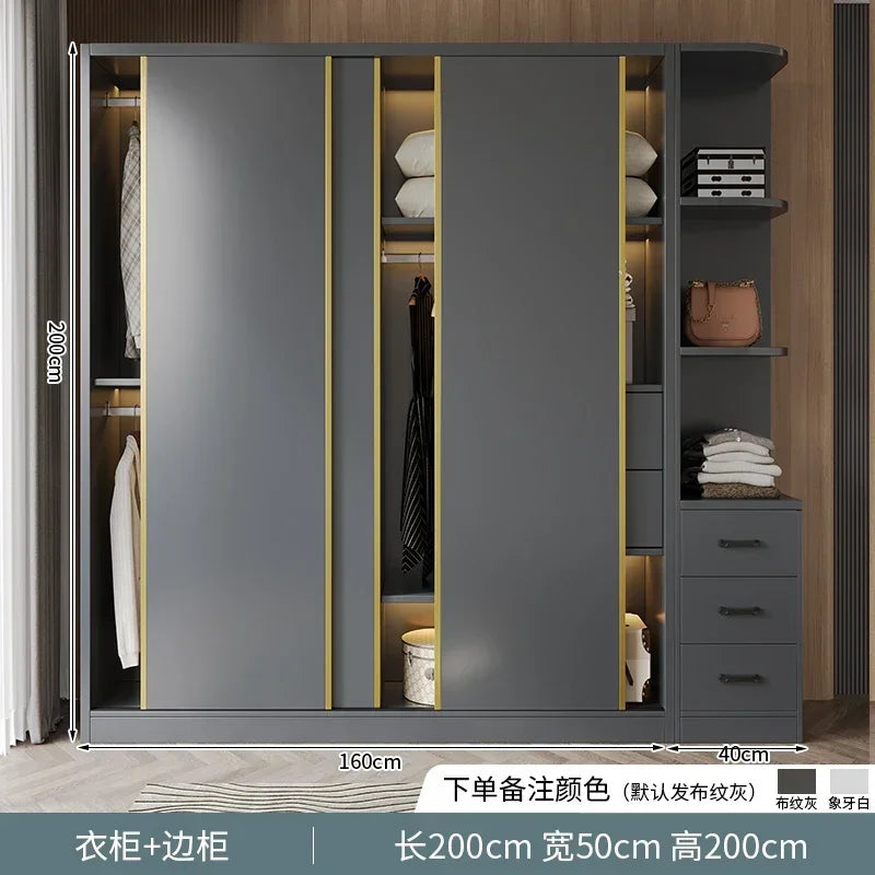 Clothes Girls Wardrob Storage Gold Black Cube Display Wardrobe European Multifunction Vitrinas Cristal Expositoras on sale