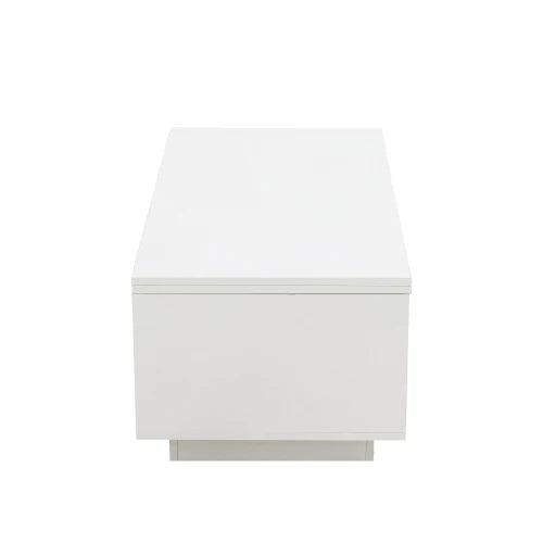 Modern white coffee table with double lifting mechanism, hidden storage spaceload-bearing up to 50 kg,Suitable for living room