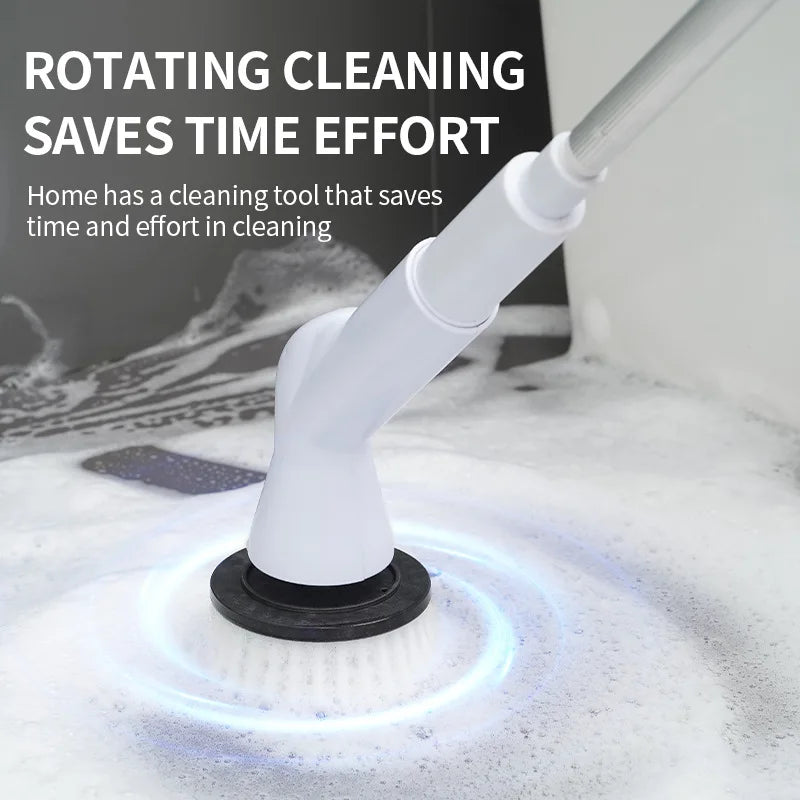 Xiaomi MIJIA 6 in 1 Powerful Electric Cleaning Brush Wireless Spin Scrubber Brush Deep Cleaning Heads For Bathroom Kitchen