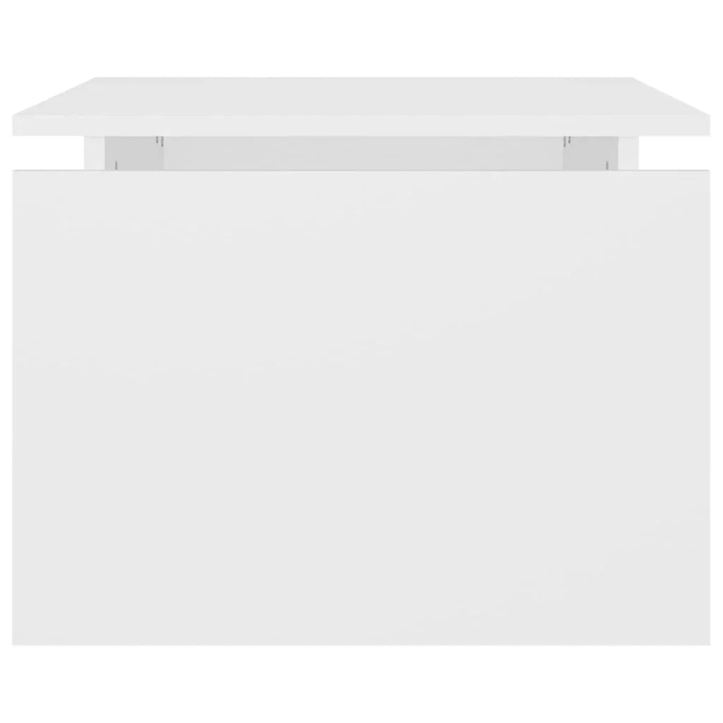68x50x38 cm White Coffee Table, Nordic Coffee Table for Living Room Table Low side Living Room Furniture