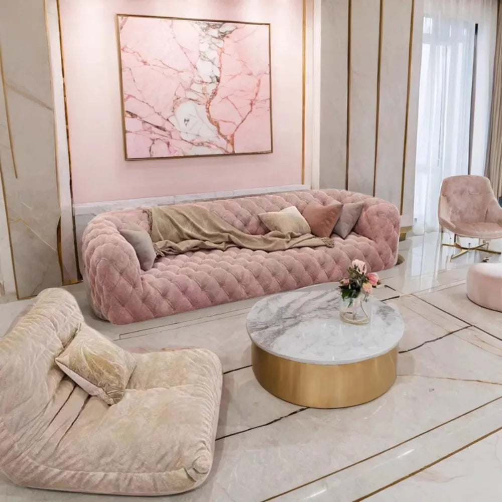 Indulge Opulent Comfort Elegant Italian Sofa Living Room Sofas Set Designed Relaxation Chic Canape Salon Mueble Home Aesthetics