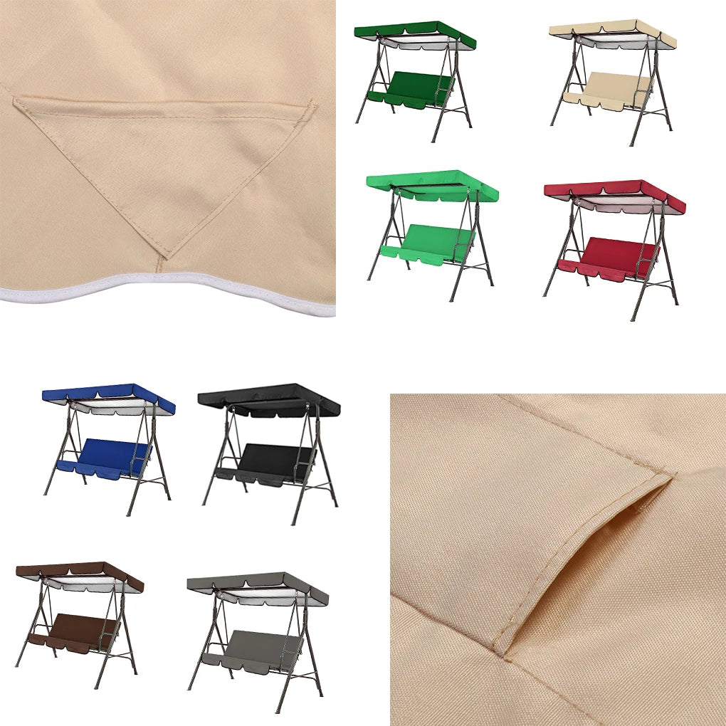 Outdoor Swing Chair Canopy Sunshade Swing Top Cover Garden Patio Furniture Dust Cover Courtyard Waterproof And Dustproof Cover