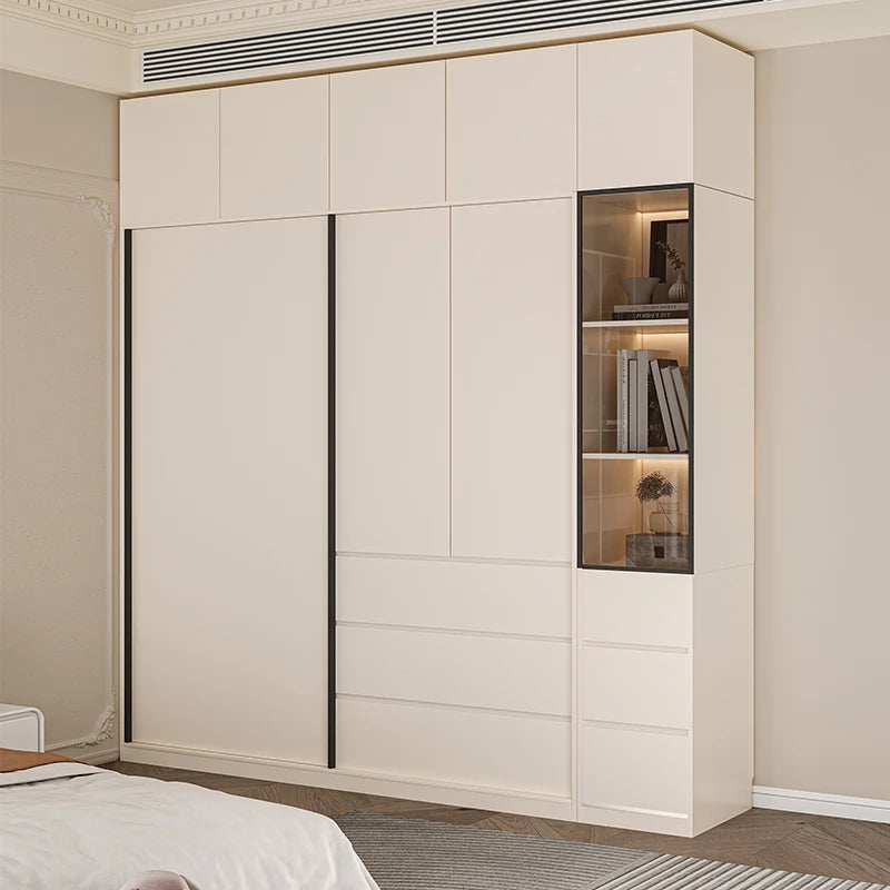 White Children Closet Individual Vintage Handles Shelf Makeup Space Saver Upgrade Wardrobe Drawer Armario De Ropa Furniture Home