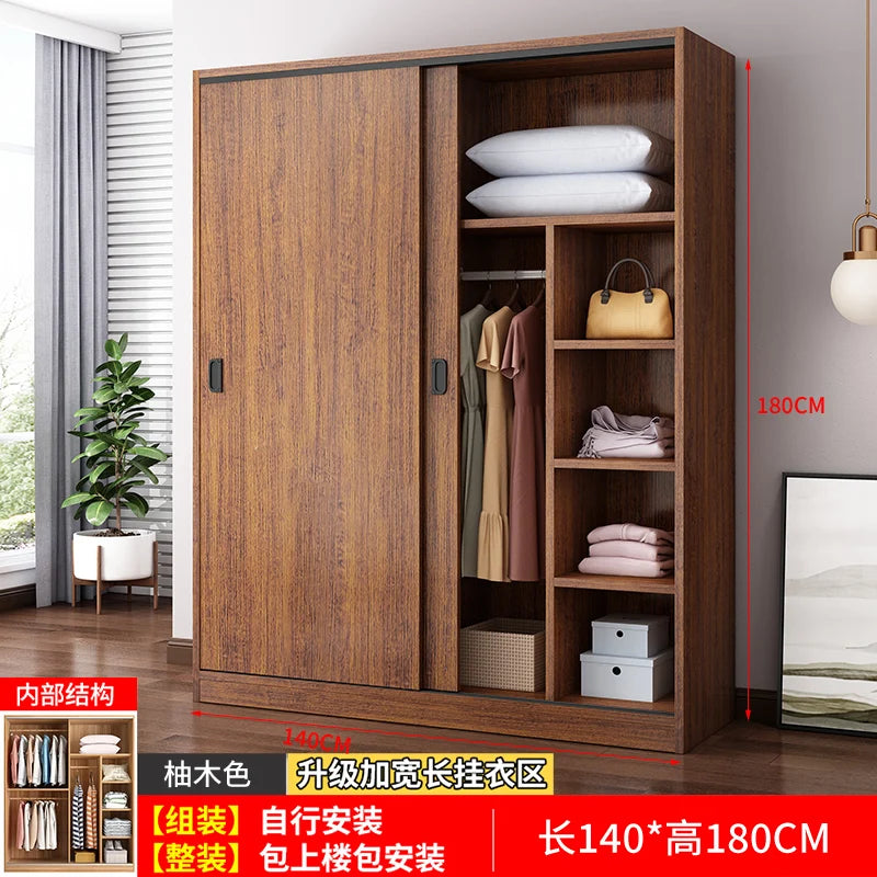 Drawers Shelves Closet Storage Organizer Bedroom Partitions Wardrobe Wooden Display Fabric Modern Guarda Roupa Home Furniture