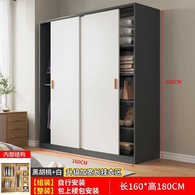 Drawers Shelves Closet Storage Organizer Bedroom Partitions Wardrobe Wooden Display Fabric Modern Guarda Roupa Home Furniture