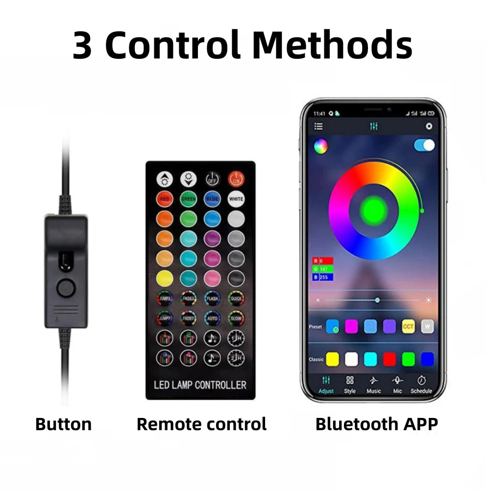 IP68 Waterproof LED Underwater Light Bluetooth APP Remote Control Night Lamp Swimming Pool Fountains Pond Aquarium Spot Light
