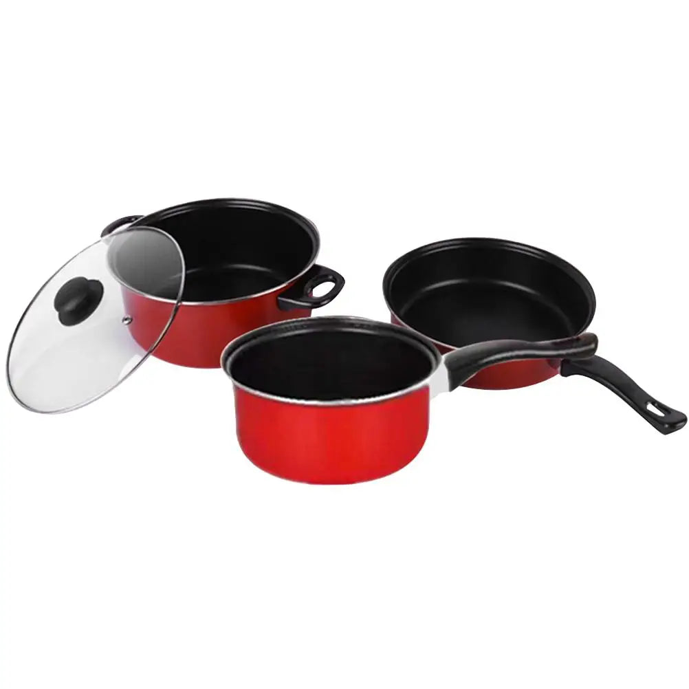 3 Pcs Frying Pan Soup Pot Milk Pan Set Practical Simple Design Nonstick Roasting Kitchen Utensil Cooking Tool
Kochtöpfe,Topf Set, Küche