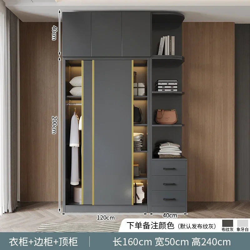 Clothes Girls Wardrob Storage Gold Black Cube Display Wardrobe European Multifunction Vitrinas Cristal Expositoras on sale