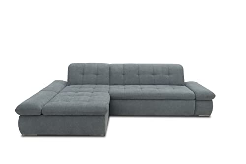 DOMO. collection Moric Corner Sofa, L-Shaped, Corner Sofa, L-shaped, 300 x 172 x 80 cm (W x D x H), Beige