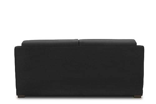 DOMO. collection Sofa Telos, 3-Sitzer Boxspringsofa, 3er Sofa mit Boxspringfederung, zeitlose Couch mit breiten Armlehnen, Polstergarnitur 218 x 96 x 80 cm (BxTxH), beige (hell)
