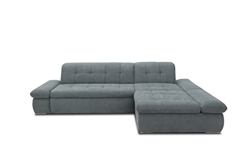 DOMO. collection Moric Corner Sofa, L-Shaped, Corner Sofa, L-shaped, 300 x 172 x 80 cm (W x D x H), Beige