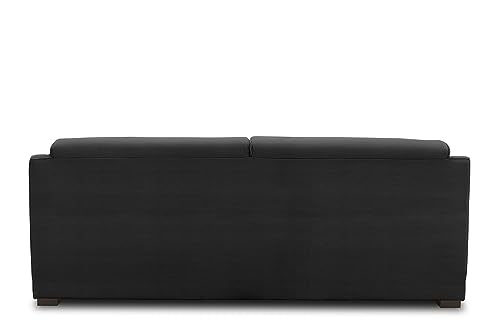 DOMO. collection Sofa Telos, 3-Sitzer Boxspringsofa, 3er Sofa mit Boxspringfederung, zeitlose Couch mit breiten Armlehnen, Polstergarnitur 218 x 96 x 80 cm (BxTxH), beige (hell)