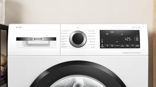 Bosch WUU28T70 Series 6, Washing Machine 8 kg, 1400 rpm, Undermountable, Quick Wash with SpeedPerfect, Refill Function, Hygiene Plus, Vario Drum, Quiet Thanks to EcoSilence Drive, LED Display, White