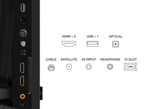 TCL 43V6C 43 Inch 4K UHD Smart TV - HDR10+, HVA Panel, Dolby Vision, Google TV, HDMI 2.1, DVB-T2/C/S2, Bluetooth 5.2, Voice Control with Alexa & Google Assistant