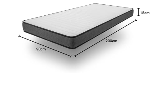 COSMOS - Felis Mattress 180 x 200 cm Cold Foam Mattress Hardness H4 - Oeko-Tex Certified - Winter/Summer Side + HR Foam 7 Zone Mattress Height 30 cm - Made in EU