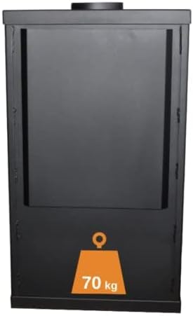 BALKAN ENERGY Talon Wood Stove 7 kW Wood Stove with Wood Compartment Recess