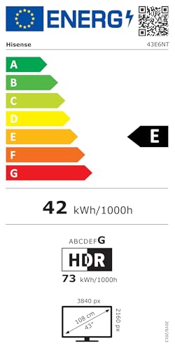 Hisense 40E4QT Fire Viewer, 40 Inches, DLED, Smart TV, Game Mode, AI Sports Mode, Dolby Audio, Dolby MS12, DTS Virtual X, HDR10, HLG, Full HD, High Contrast, Noise Reduction [2025]