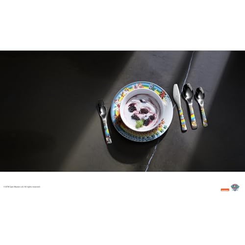 WMF Paw Patrol Children's Crockery Set 6 Pieces Children's Crockery with Children's Cutlery Stainless Steel from 3 Years Polished Cromargan Dishwasher Safe