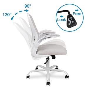 Fullwatt Ergonomic Office Chair, Desk Chair, Individually Adjustable with 4D Armrests, 2D Adjustable Headrest, Lumbar Support, Height Adjustable, 90°-135° Swings (Black)