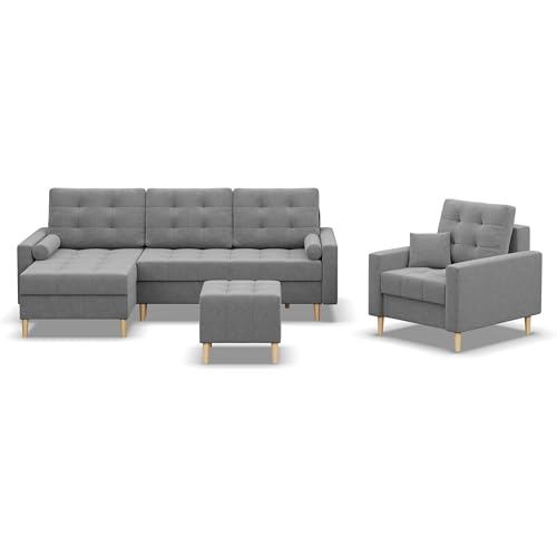Mebligo - Elma Corner Sofa with Sleep Function