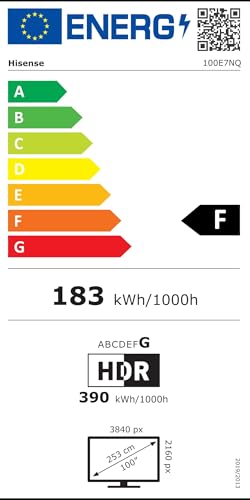 Hisense 43E7Q 43 Inch 4K UHD QLED, Smart TV, Game Mode Plus, Filmaker Mode, Dolby Vision Atmos, HDR10, HLG, HDR Immersive, AI 4K Upscaler, Dolby MS12, DTS X, Voice Control [2025]