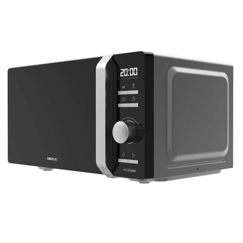 Cecotec Inverter Microwave - 19L Capacity - Defrosting, Heating and Cooking - Proclean 5010 Inverter. 700 W, 5 Power Levels, LED Display, 245 mm Turntable, Timer, 8 Programmes