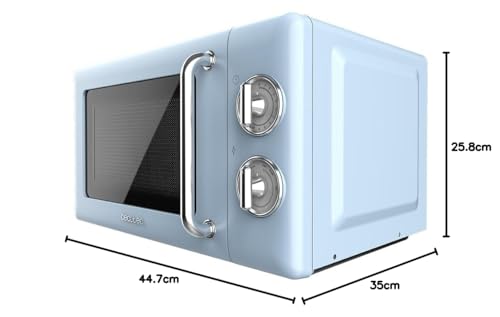 Cecotec Proclean 5110 20L Retro Beige 700W 5 Level Digital Microwave with Grill - 60 Minutes Timer - 8 Programmes and Defrost Mode - Vintage Beige