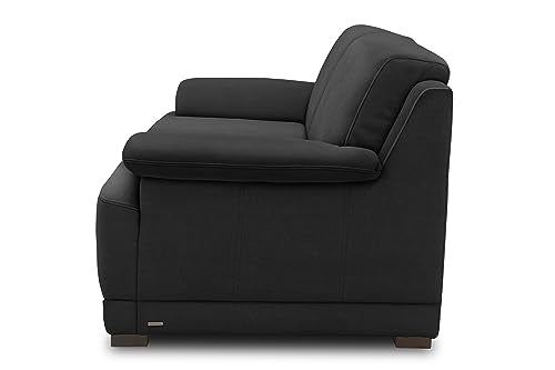 DOMO. collection Sofa Telos, 3-Sitzer Boxspringsofa, 3er Sofa mit Boxspringfederung, zeitlose Couch mit breiten Armlehnen, Polstergarnitur 218 x 96 x 80 cm (BxTxH), beige (hell)