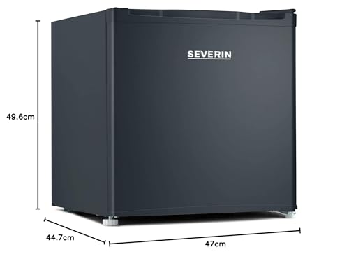 SEVERIN KB 8884 Cool Box with Cold Compartment, Ample Storage Space, Very Quiet, Interchangeable Door Hinge, 45 L Net Capacity, White