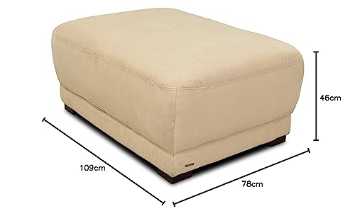 DOMO. collection Sofa Telos, 3-Sitzer Boxspringsofa, 3er Sofa mit Boxspringfederung, zeitlose Couch mit breiten Armlehnen, Polstergarnitur 218 x 96 x 80 cm (BxTxH), beige (hell)