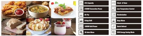 Sharp R843INW 3-in-1 microwave with hot air, grill and convection / 25 L / 800 W / 1000 W grill / 2500 convection / 10 automatic programs / pizza program / metal turntable (30 cm) / silver