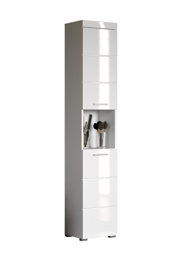 trendteam smart living Amanda Bathroom Cabinet, 73 x 132 x 31 cm, Kopus with Drawers and Lots of Storage Space