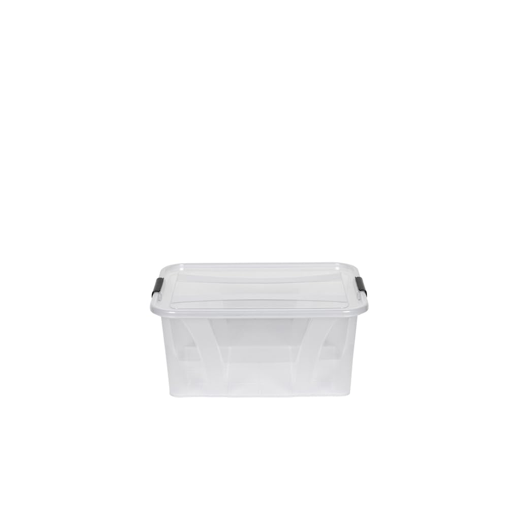 Kreher Master Storage Boxes with Lid in Transparent Design Various Sizes (Selectable) Made of Durable Plastic (80 Litres)