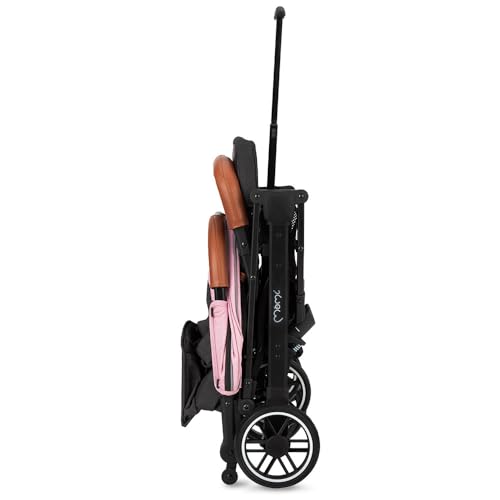 MOMI ESTELLE Kinderwagen für Kinder ab 6 Monat bis zu max. Körpergewicht von 15 kg, H105 x B51 x T75 cm, klappbar auf die Maße H65 x B51 x T21 cm, Gewicht 7,5 kg, 5-Punkt-Sicherheitsgurt
