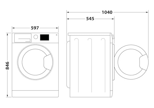 Bauknecht BD 8D WWS Heat Pump Dryer / 8 kg / Energy Efficiency Class A++ / Precision Dry - Intelligent Drying / Inverter Motor / Slim - Extra Slim / Drum Lighting