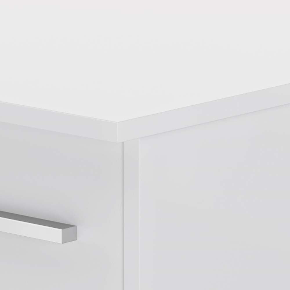 Amazon brand - Movian Idro modern desk, computer desk with 3 drawers, 56 x 110 x 73.5, white