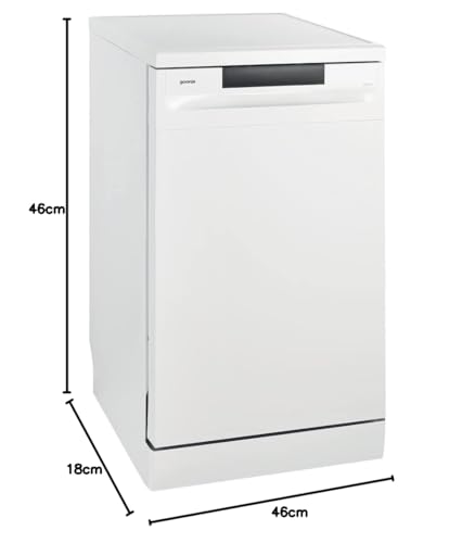 Gorenje GS643C90W Dishwasher/Freestanding/60 Width/16 Place Settings/6 Programmes/TotalDry/Total AquaStop/MultiClack/FlexUse/Intensive Programme/Crystal Glass/Energy Efficiency: C/Dimensions (H x W x